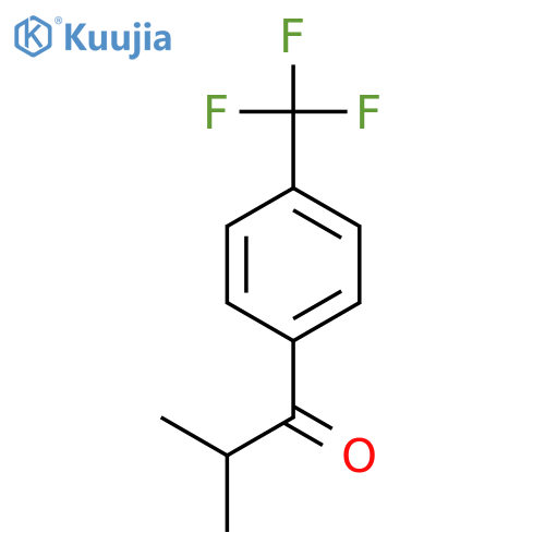 2-methyl-1-4-(trifluoromethyl)phenylpropan-1-one structure