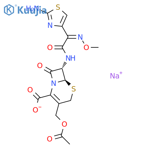 Cefotaxime sodium structure