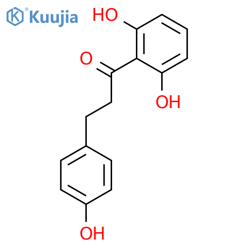 1-Propanone, 1-(2,6-dihydroxyphenyl)-3-(4-hydroxyphenyl)- structure