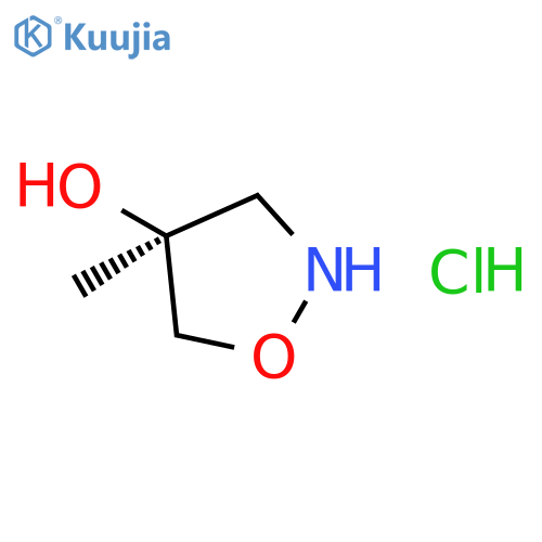 4-ISOXAZOLIDINOL, 4-METHYL-, HYDROCHLORIDE, (4S)- structure