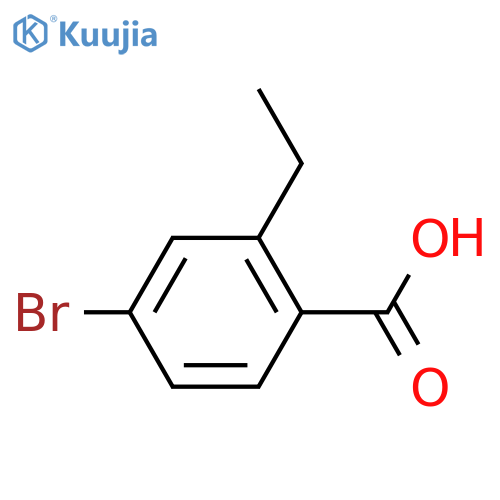 4-bromo-2-ethyl-benzoic acid structure