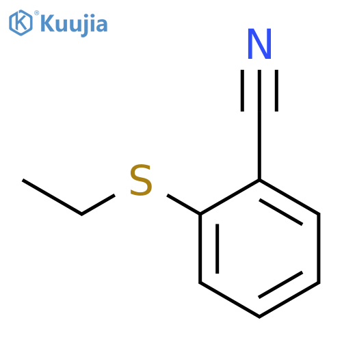 2-(ethylsulfanyl)benzonitrile structure