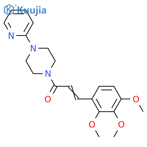 1-[4-(2-PYRIDINYL)PIPERAZINO]-3-(2,3,4-TRIMETHOXYPHENYL)-2-PROPEN-1-ONE structure
