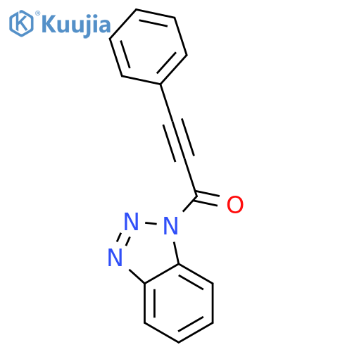 1H-Benzotriazole, 1-(1-oxo-3-phenyl-2-propynyl)- structure