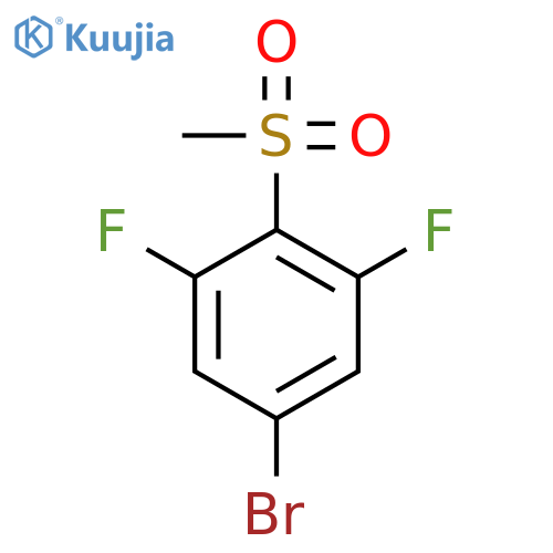Benzene, 5-bromo-1,3-difluoro-2-(methylsulfonyl)- structure