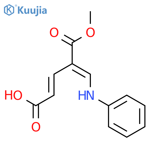 4-(Phenylamino)methylene-2-pentenedioic Acid 5-Methyl Ester structure