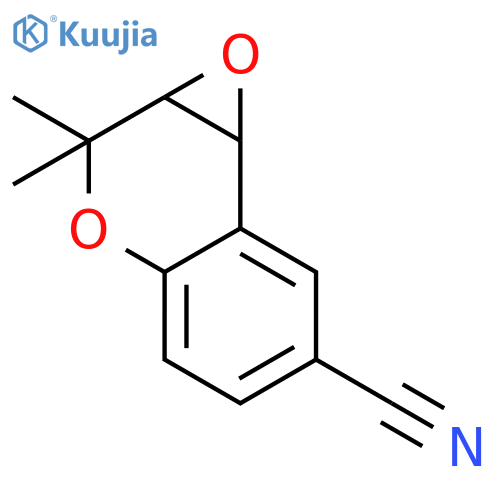 (1aR,7aR)-7,7-diMethyl-7,7a-dihydro-1aH-oxireno[2,3-c]chroMene-3-carbonitrile structure
