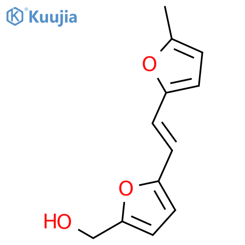 {5-[2-(5-Methylfuran-2-yl)ethenyl]furan-2-yl}methanol structure
