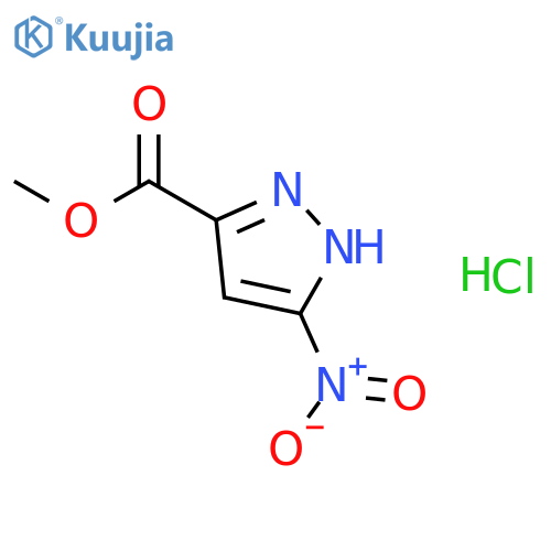 Methyl 5-nitro-1H-pyrazole-3-carboxylate hydrochloride structure