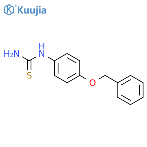 1-(4-Benzyloxyphenyl)-2-thiourea structure
