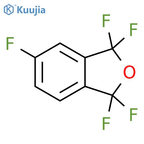 1,1,3,3,5-pentafluoro-1,3-dihydro-isobenzofuran structure