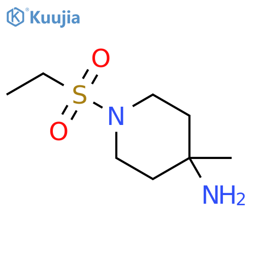 4-Piperidinamine, 1-(ethylsulfonyl)-4-methyl- structure