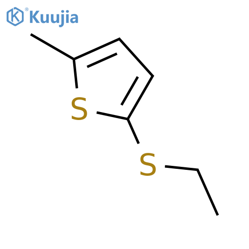 Thiophene, 2-(ethylthio)-5-methyl- structure