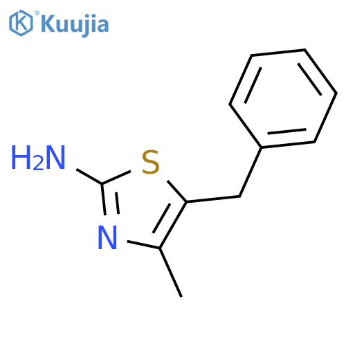 5-benzyl-4-methyl-1,3-thiazol-2-amine structure