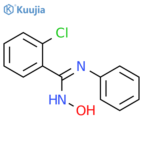 BENZENECARBOXIMIDAMIDE, 2-CHLORO-N-HYDROXY-N'-PHENYL- structure