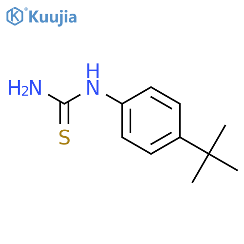 N-4-(tert-butyl)phenylthiourea structure