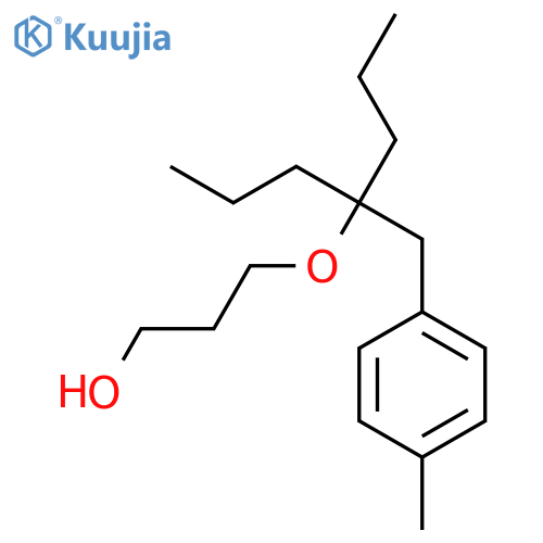 1-PROPANOL, 3-[1-[(4-METHYLPHENYL)METHYL]-1-PROPYLBUTOXY]- structure