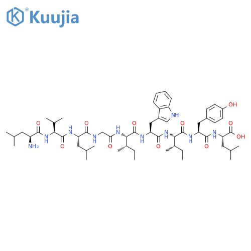 L-Leucine,L-leucyl-L-valyl-L-leucylglycyl-L-isoleucyl-L-tryptophyl-L-isoleucyl-L-tyrosyl- structure
