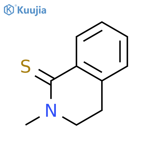 3,4-Dihydro-2-methyl-1(2H)-isoquinolinethione structure