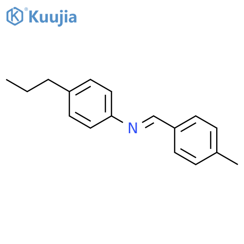 BENZENAMINE, N-[(4-METHYLPHENYL)METHYLENE]-4-PROPYL- structure