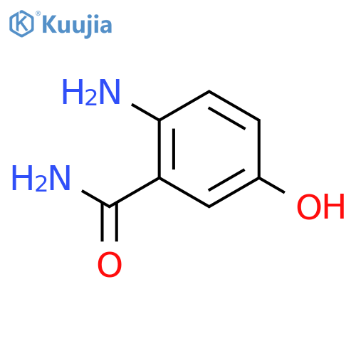 2-\u200bAmino-\u200b5-\u200bhydroxybenzamide structure