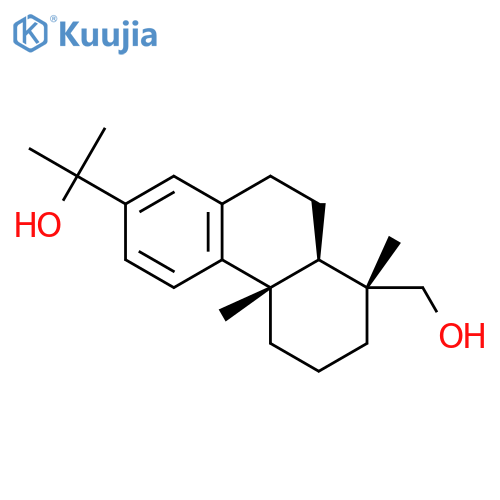 1,7-Phenanthrenedimethanol,1,2,3,4,4a,9,10,- 10a-octahydro-R7,R7,1,4a-tetramethyl-,(1R,- 4aS,10aR)- structure