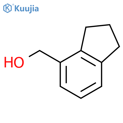 (2,3-dihydro-1H-inden-4-yl)methanol structure