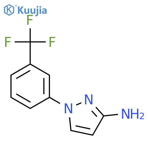 1-3-(Trifluoromethyl)phenyl-1H-pyrazol-3-amine structure