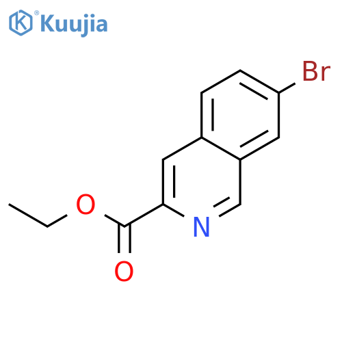 Ethyl 7-bromoisoquinoline-3-carboxylate structure
