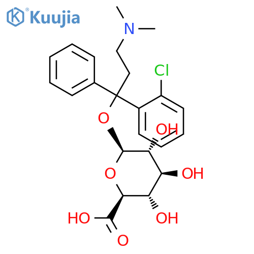 Clofedanol O-β-D-Glucuronide structure