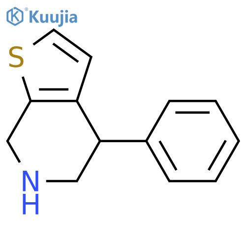 4-Phenyl-4,5,6,7-tetrahydrothieno[2,3-c]pyridine structure