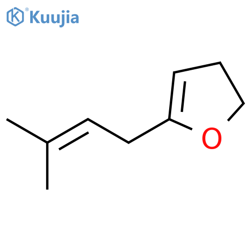 Furan, 2,3-dihydro-5-(3-methyl-2-butenyl)- structure