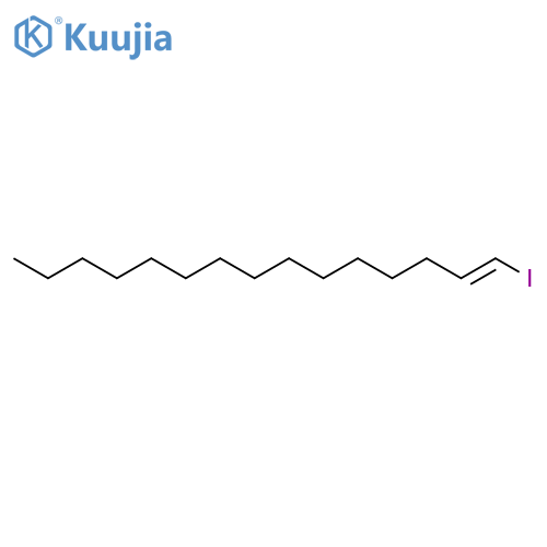 1-Pentadecene, 1-iodo-, (E)- structure