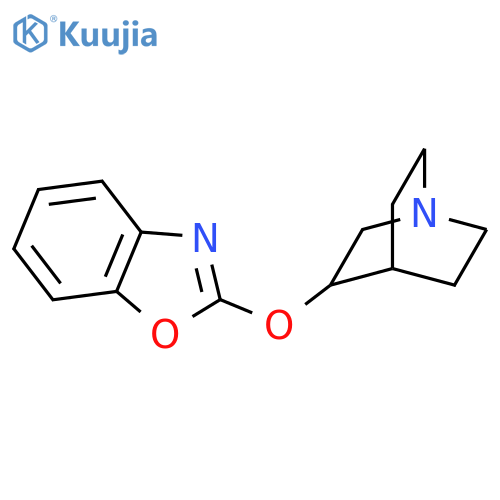 2-{1-azabicyclo2.2.2octan-3-yloxy}-1,3-benzoxazole structure