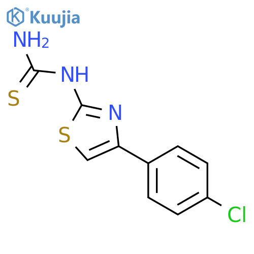 Thiourea,N-[4-(4-chlorophenyl)-2-thiazolyl]- structure
