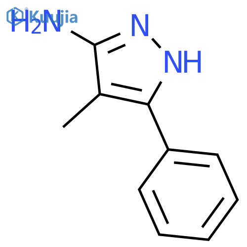 4-Methyl-5-phenyl-2H-pyrazol-3-ylamine structure