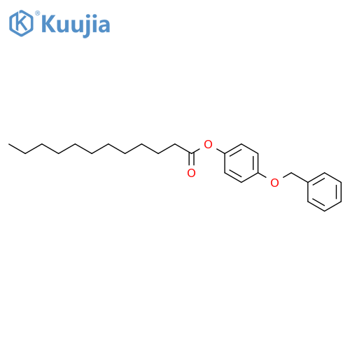 4-(Benzyloxy)phenyl dodecanoate structure