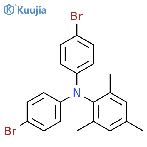 N,N-Bis(4-bromophenyl)-2,4,6-trimethylaniline structure