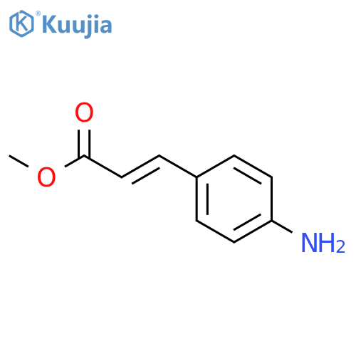 methyl (2E)-3-(4-aminophenyl)prop-2-enoate structure