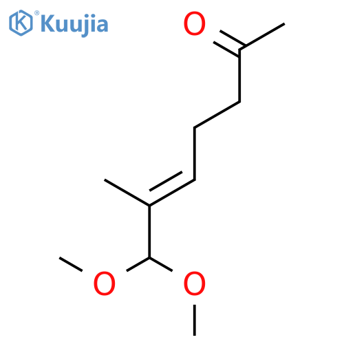5-HEPTEN-2-ONE, 7,7-DIMETHOXY-6-METHYL-, (5E)- structure