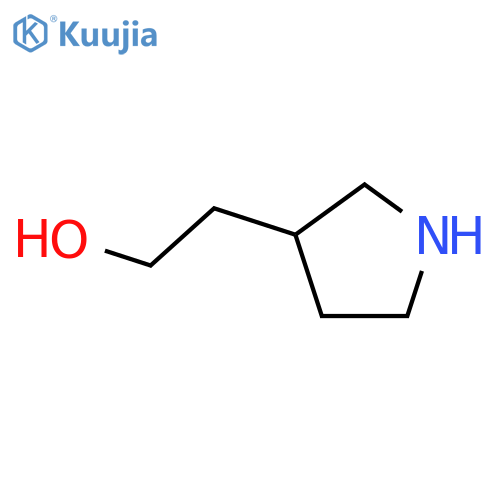2-(pyrrolidin-3-yl)ethan-1-ol hydrochloride structure