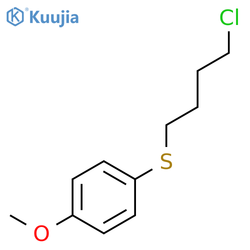Benzene, 1-[(4-chlorobutyl)thio]-4-methoxy- structure