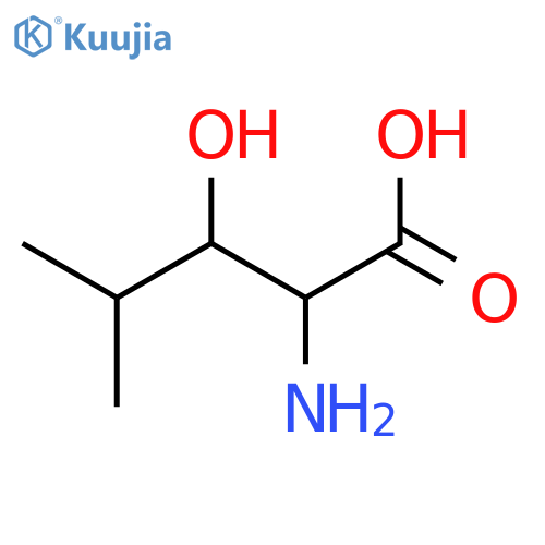 2-Amino-3-hydroxy-4-methylpentanoic Acid structure