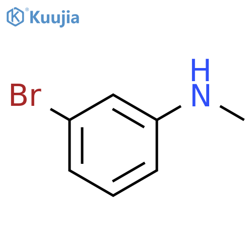 3-Bromo-N-methylaniline structure