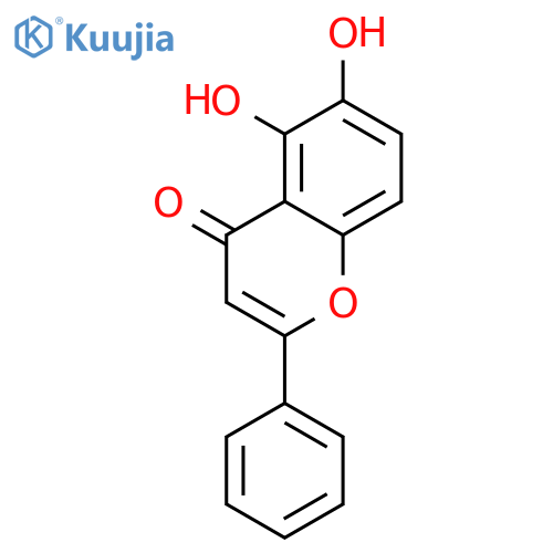 5,6-Dihydroxyflavone structure