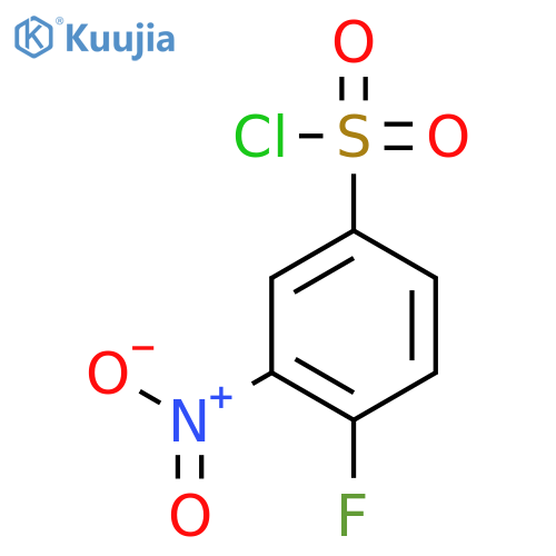 4-fluoro-3-nitrobenzene-1-sulfonyl chloride structure