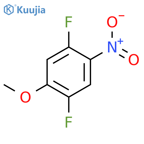 1,4-difluoro-2-methoxy-5-nitrobenzene structure