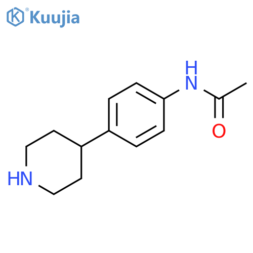 N-4-(piperidin-4-yl)phenylacetamide structure