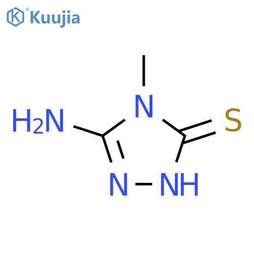 5-amino-4-methyl-4H-1,2,4-triazole-3-thiol structure