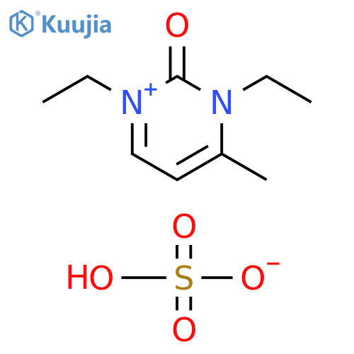 Pyrimidinium, 1,3-diethyl-2,3-dihydro-4-methyl-2-oxo-, sulfate (1:1) structure